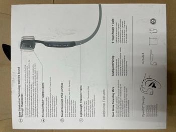 Used Aftershokz Trekz Titanium Bone Conduction Headphones bike — image 2 of 5