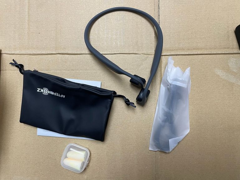Used Aftershokz Trekz Titanium Bone Conduction Headphones bike — image 5 of 5