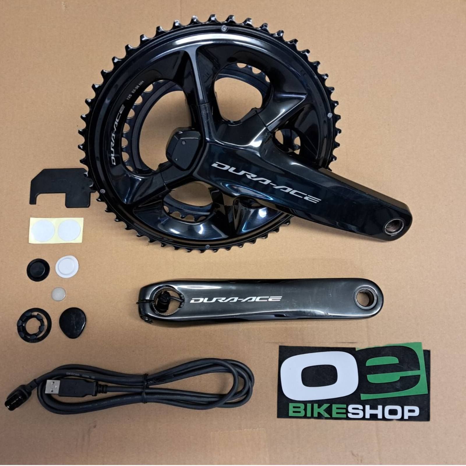 DURAACE　R9100　FC-R9200-PX　52-36　165　2×11 Shimano Shimano Dura-Ace FC-R9200 Power Meter 52/36T 175mm 2025