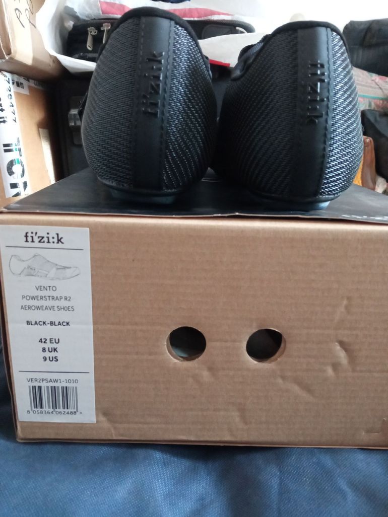 Used Fizik Vento Powerstrap R2 Aeroweave Road Cycling Shoe bike — image 6 of 7