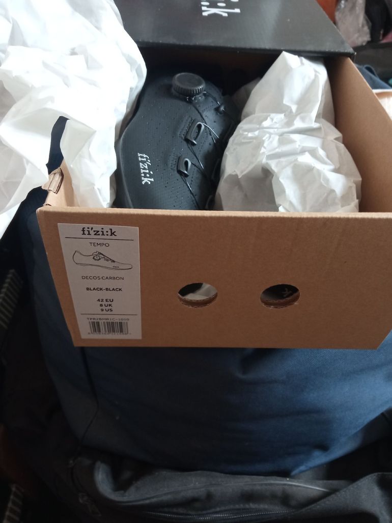 Used Fizik Tempo Decos Carbon Road Cycling Shoe bike — image 5 of 5