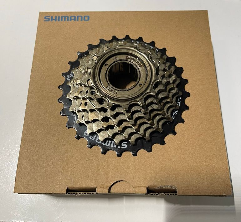 Used Shimano MF-TZ500-7 7-Speed Freewheel 14-28T bike — image 3 of 3