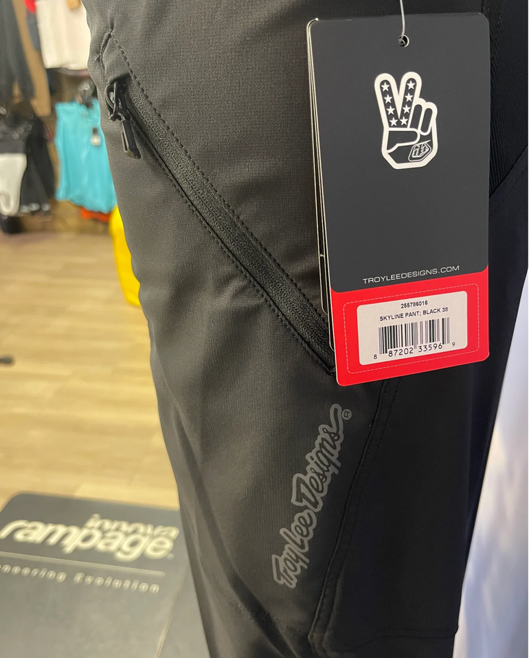Used Troy Lee Designs Pantalone Skyline Nero tg.38 bike — image 3 of 3