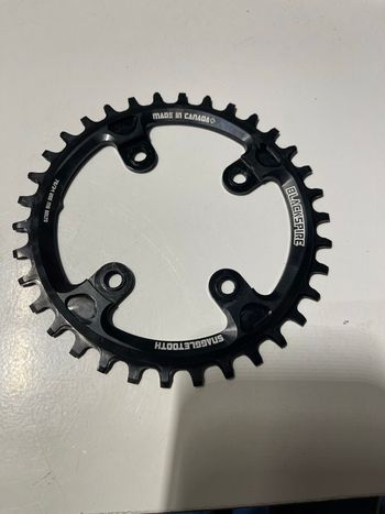 Used Blackspire Snaggletooth 4-Bolt 76mm BCD 34T bike — image 2 of 3