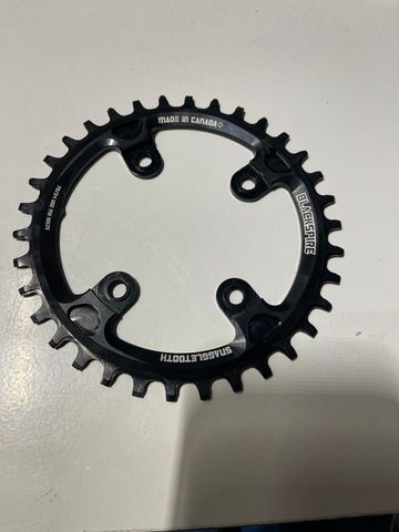 Used Blackspire Snaggletooth 4-Bolt 76mm BCD 34T bike — image 2 of 3