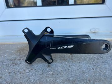 Brugt 2023 Shimano 105 Crank Drivetrain & Pedals