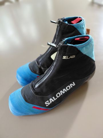 Used Salomon Slab PT42 Crosscountry Ski Shoes Crosscountry