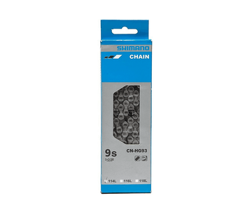 Shimano XT CN-HG93 9v Chain Drivetrain & Pedals usato