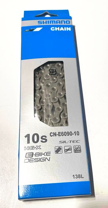 Shimano CN-E6090 Chain 10V 138 links E-bike bike usato — immagine 2 di 2