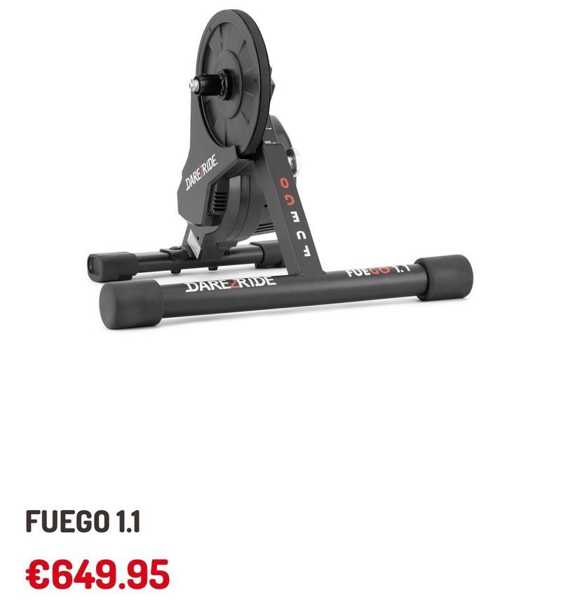 Used 2025 Dare2Ride Fuego 1.1 Smart Bike Trainer Cycling Accessories