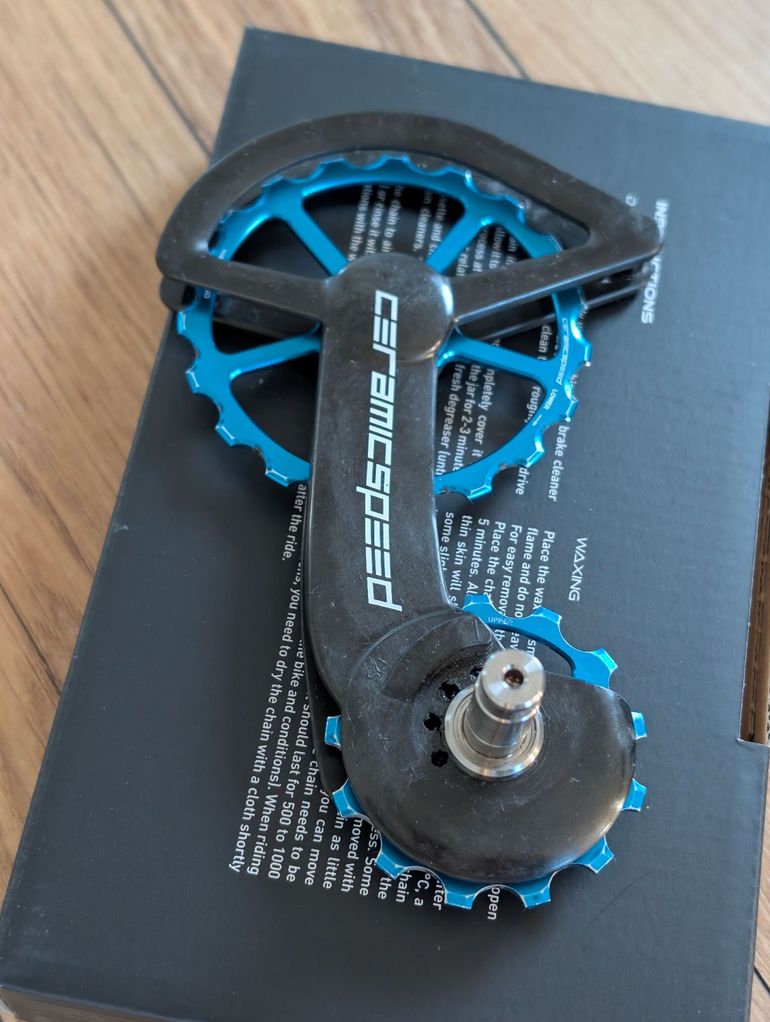 CeramicSpeed OSPW Schaltungsrädchen Für Shimano Dura Ace 9250 Und Ultegra 8150 Grau