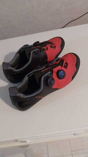 Massi MTB ProTeam Carbon Rouge Cycling Shoes usato