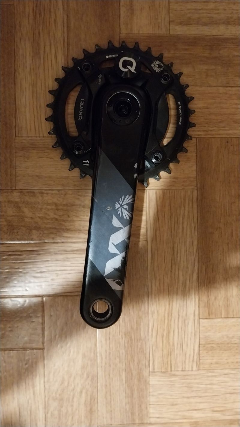 Gebrauchtes Sram XX1 Eagle Quarq PM-XX1-B2 175 mm Power Meter Drivetrain & Pedals