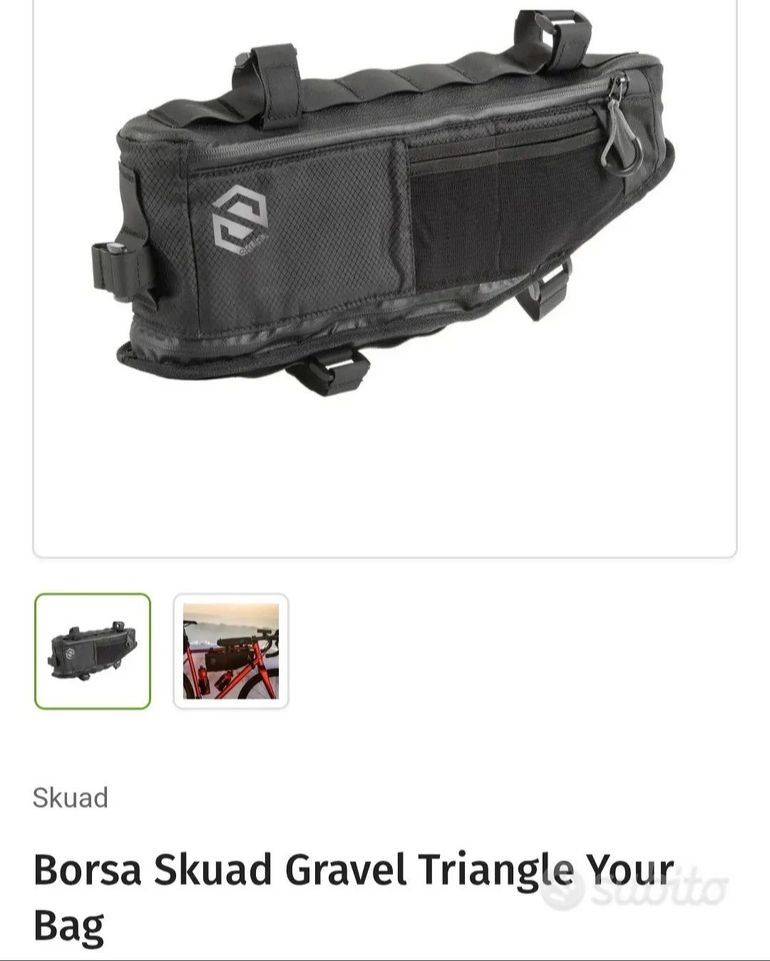 Used 2024 Skuad Triangle Frame Bag Black bike — image 1 of 2