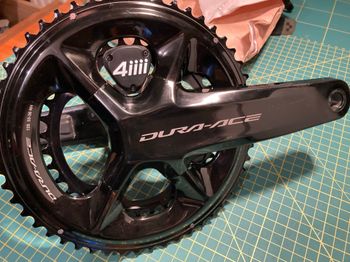 Shimano, Dura Ace Kurbel 52/36 mit 4iiii Powermeter