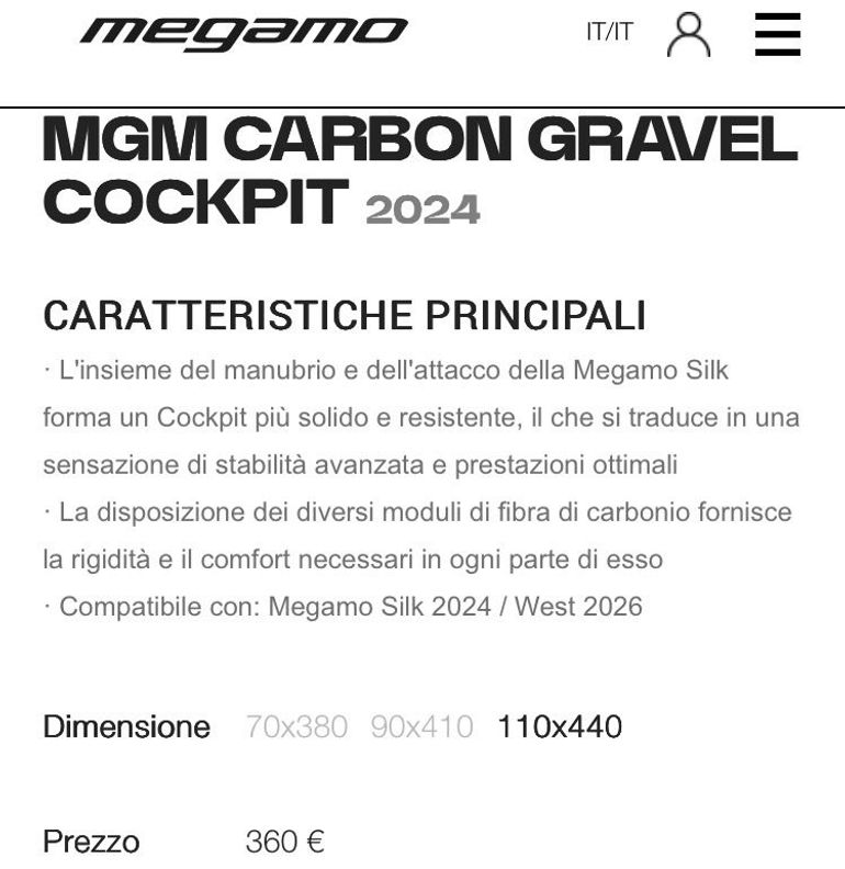 Used MGM CARBON GRAVELCOCKPIT MGM CARBON GRAVELCOCKPIT bike — image 1 of 3