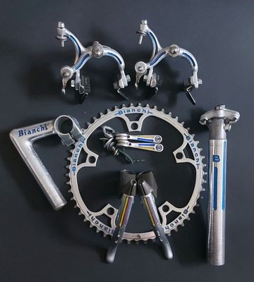 Used Campagnolo Bianchi Specialissima Superleggera 1980 Groupset