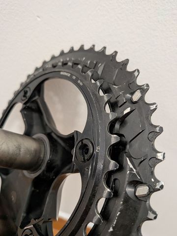 Used Shimano Dura Ace 12v Chainrings 36-46 bike — image 2 of 2