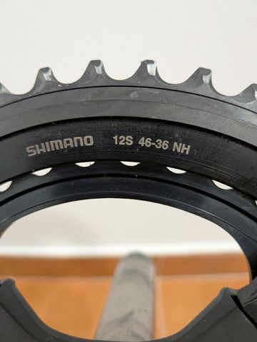 Brugt Shimano Dura Ace 12v Chainrings 36-46 Drivetrain & Pedals
