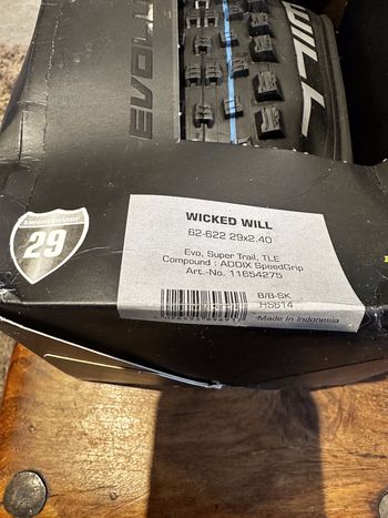 Used Schwalbe Nobby Nic & Wicked Will MTB Tires 2025 bike — image 2 of 3