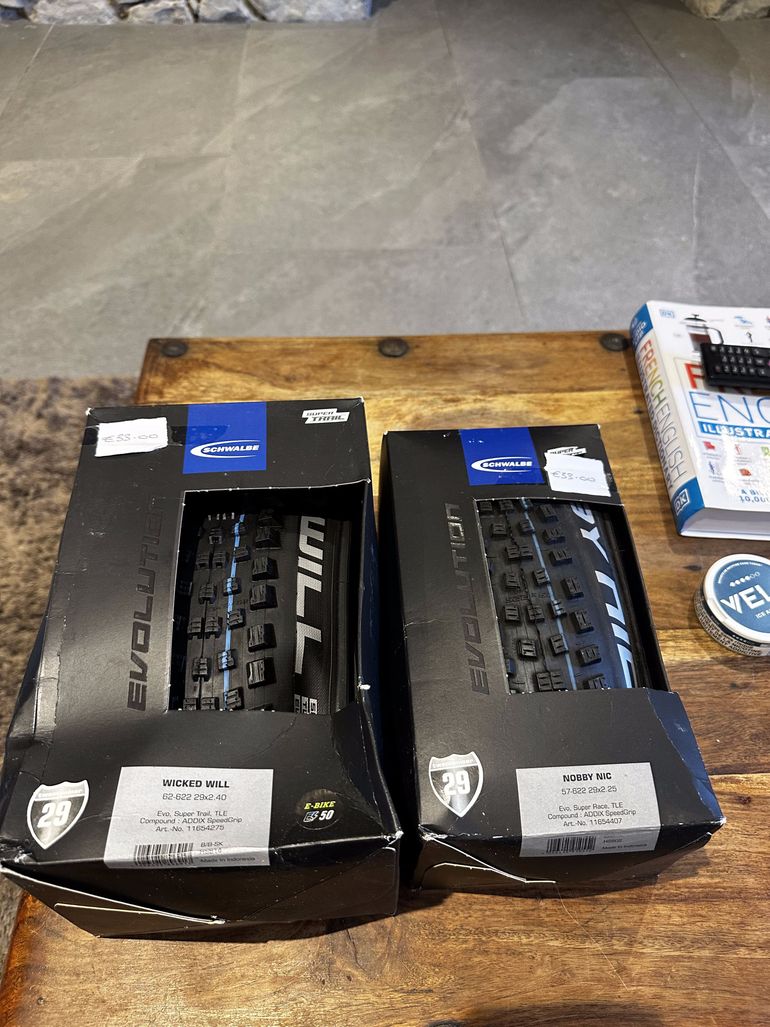 Used Schwalbe Nobby Nic & Wicked Will MTB Tires 2025 bike — image 1 of 3
