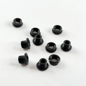 Tweedehands Oval Concepts 5 St. Kettenblattschrauben Alu M8x6, 5mm für 1fach Kurbeln Drivetrain & Pedals