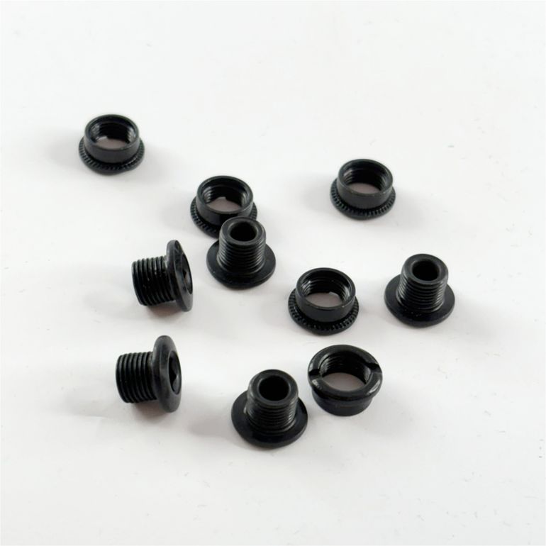 Used Oval Concepts 5 St. Kettenblattschrauben Alu M8x6,5mm für 1fach Kurbeln bike — image 1 of 3