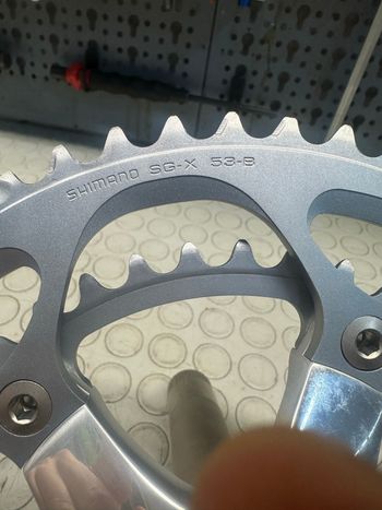 Used Shimano Ultegra 6600 Crank 53/59 10-speed bike — image 2 of 5