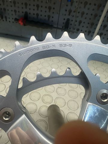 Used Shimano Ultegra 6600 Crank 53/59 10-speed bike — image 2 of 5