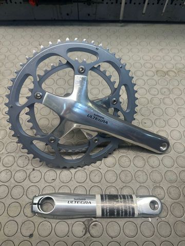 Brugt Shimano Ultegra 6600 Crank 53/59 10-speed Drivetrain & Pedals