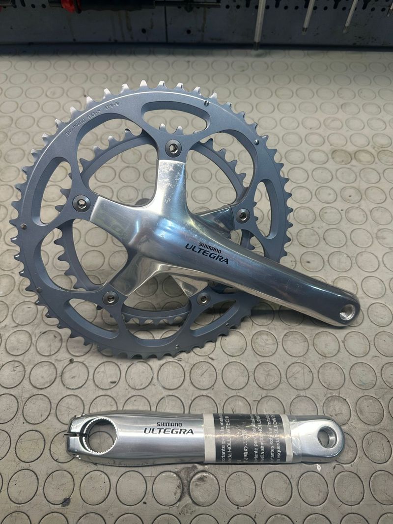 Tweedehands Shimano Ultegra 6600 Crank 53/59 10-speed Drivetrain & Pedals