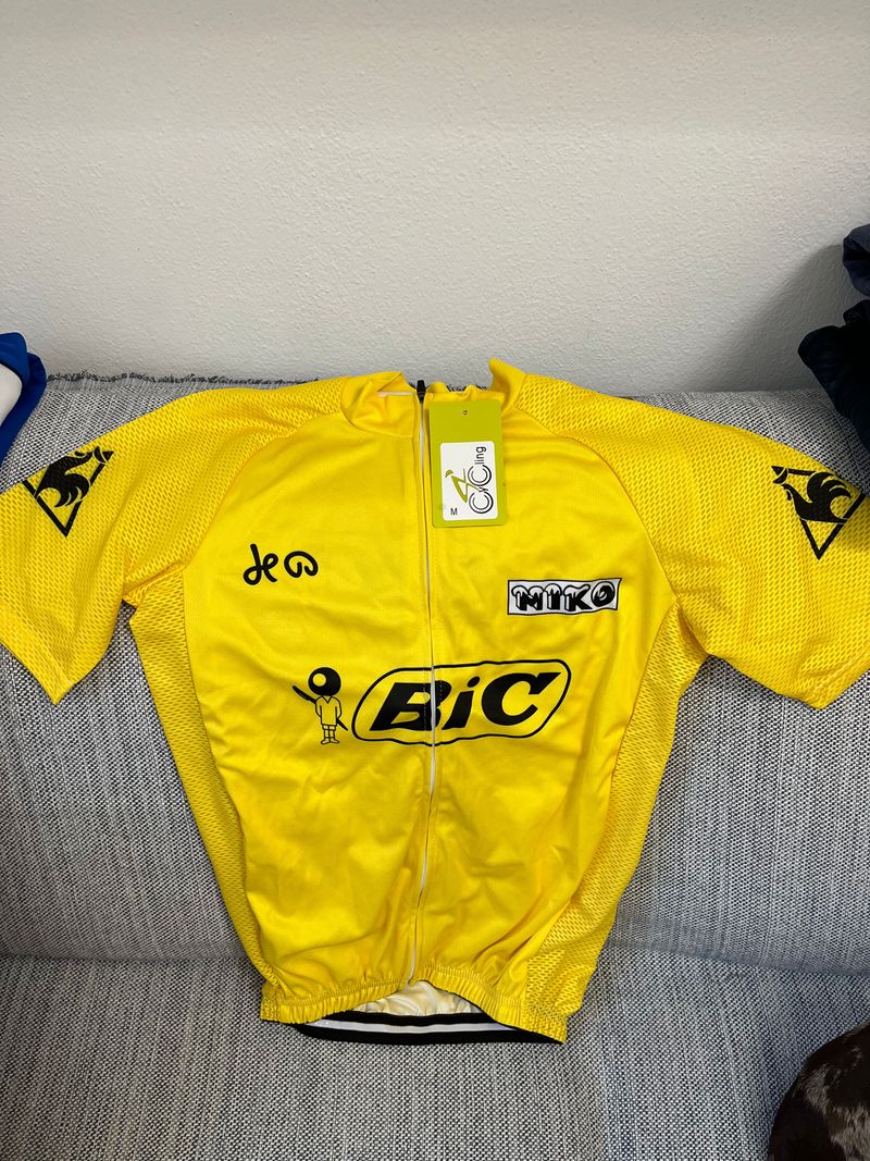 Used Ale cycling Maglia Gialla Vintage Cycling Clothing