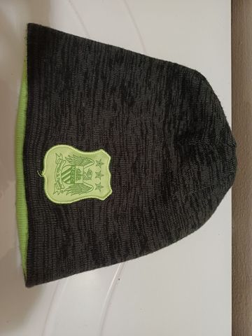 Used Manchester City Cuffia con logo Outdoor Clothing
