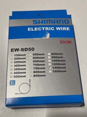 Used Shimano EW-SD50 Cavo Elettronico Di2 1400mm bike — image 2 of 2