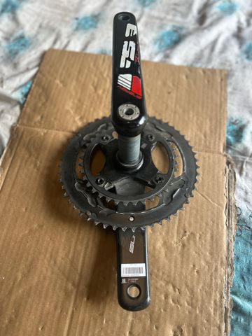 Käytetty Fsa SL-K Light Crankset with Stages SPM1 ANT+ Power Meter 52/36T 175mm bike — kuva 2 / 5