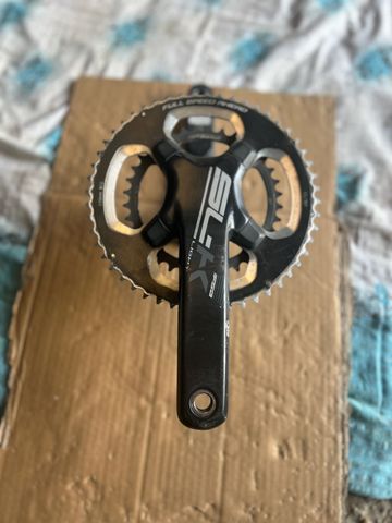 Gebrauchtes Fsa SL-K Light Crankset with Stages SPM1 ANT+ Power Meter 52/36T 175mm Drivetrain & Pedals