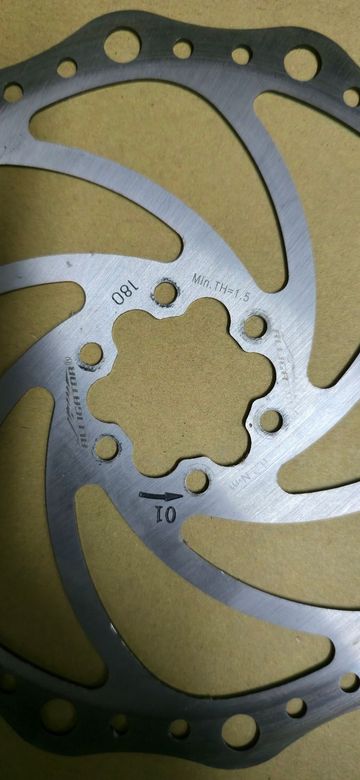 Used alligator Disc Brake 180mm bike — image 4 of 4