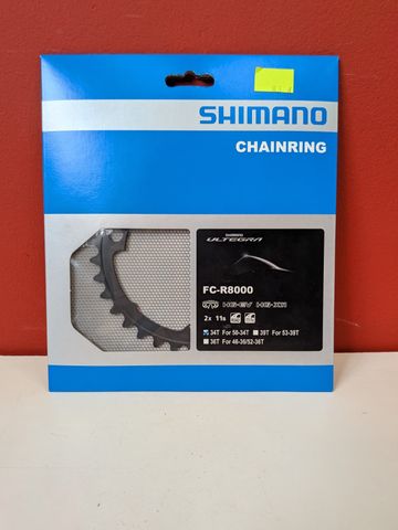 Used Shimano Ultegra FC-R8000 34T Drivetrain & Pedals
