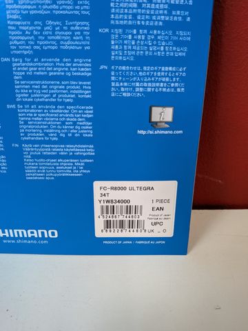 Brugt Shimano Ultegra FC-R8000 34T bike — billede 2 af 2