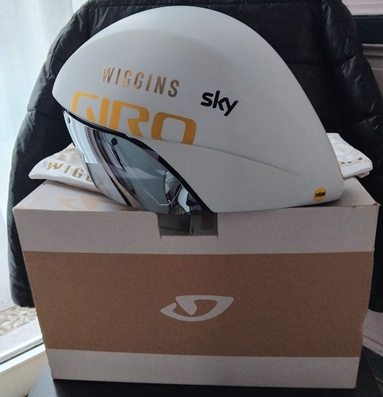 Used Giro Aerohead Ultimate MIPS TT Helmet - Team Wiggins Edition bike — image 14 of 15