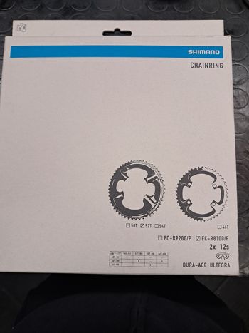 2025, Shimano Ultegra FC-R8100 52T Chainring