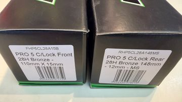 Used Hope Pro 5 BOOST Hub Set Center Lock - Bronse 2025 bike — image 2 of 2