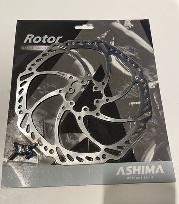 Used ASHIMA Disco freno Aro-15 203 mm silver bike — image 2 of 2