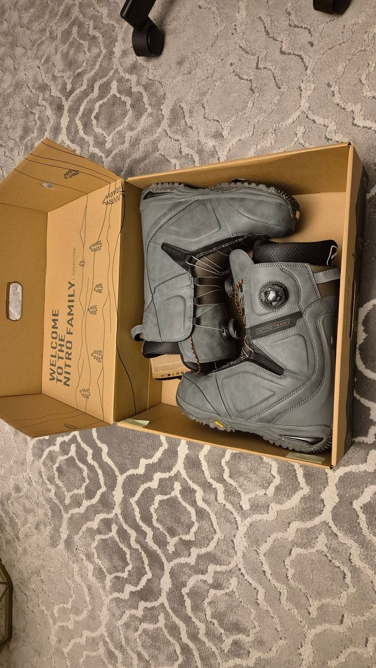 Used Nitro Team BOA Boots Charcoal Men 2025 bike — image 3 of 4