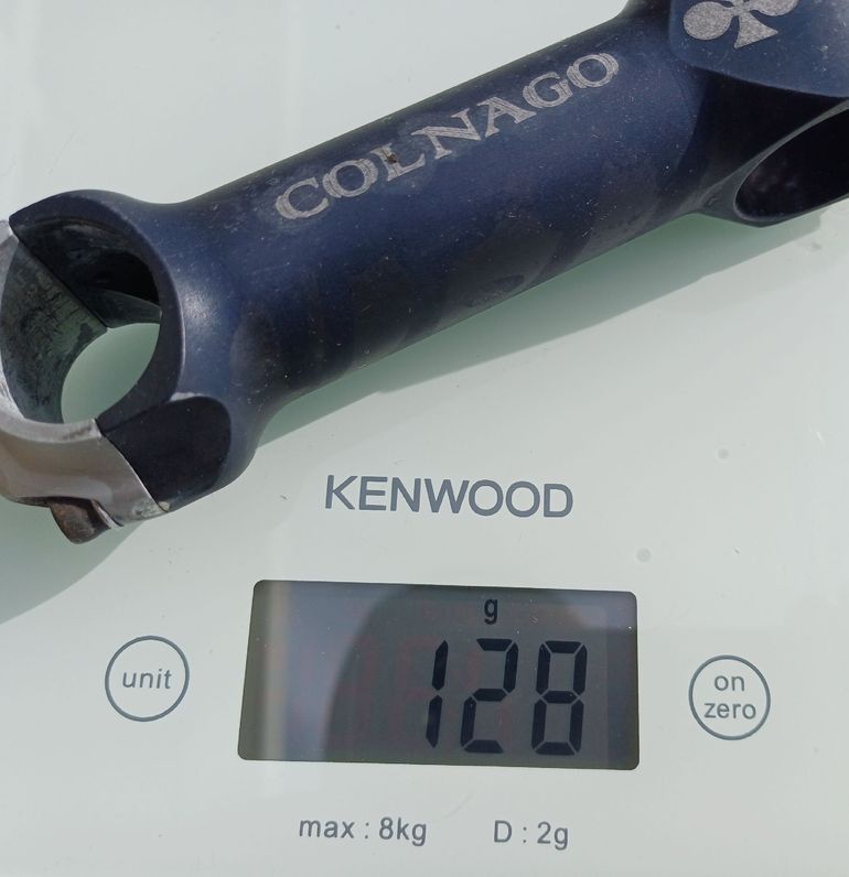 Used 2000 Millenium Colnago 25,4 110 mm 1-1/8 nero Corsa 2B bike — image 8 of 8