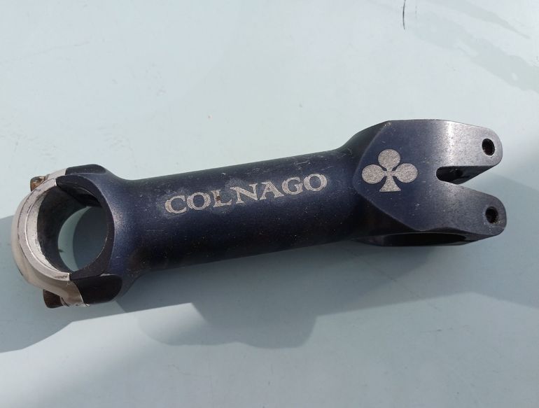 Used 2000 Millenium Colnago 25,4 110 mm 1-1/8 nero Corsa 2B bike — image 7 of 8