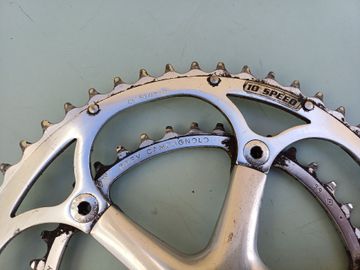 Brugt Campagnolo Record 10 Speed 175 mm 53/39T Crankset bike — billede 2 af 8