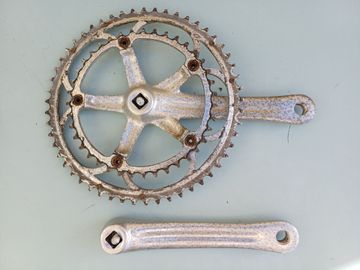 Used Campagnolo Chorus 10 Speed 170 mm 53/39T Crankset bike — image 5 of 7