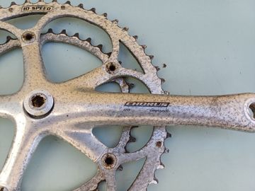 Used Campagnolo Chorus 10 Speed 170 mm 53/39T Crankset bike — image 3 of 7