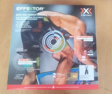 Käytetty x-bionic Effektor bike bib power shorts padded 4.0 2023 Cycling Clothing